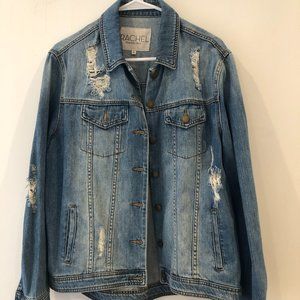Rachel Roy Distressed Denim Jacket